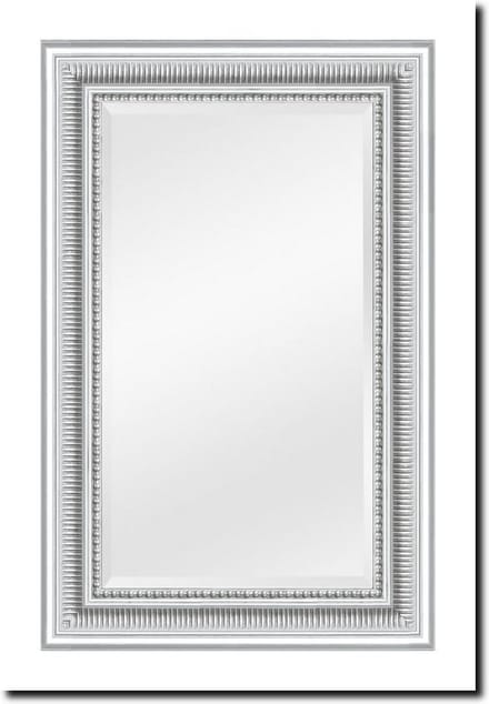 Spiegel Cesarino Zilver Buitenmaat 75x106cm