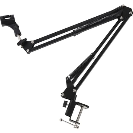 Desktop Microfoonstandaard IJzer en Plastic Verstelbare Boomarm Microfoonstandaard voor Studio black