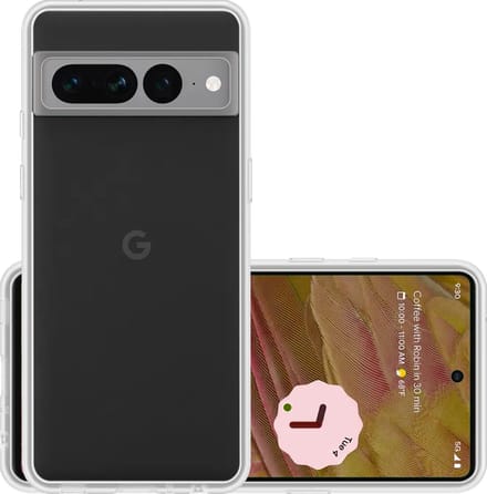 Hoesje - Geschikt voor Google Pixel 7 Pro - Sterk & Shockproof - Hoes Cover - Siliconen Case - Transparant
