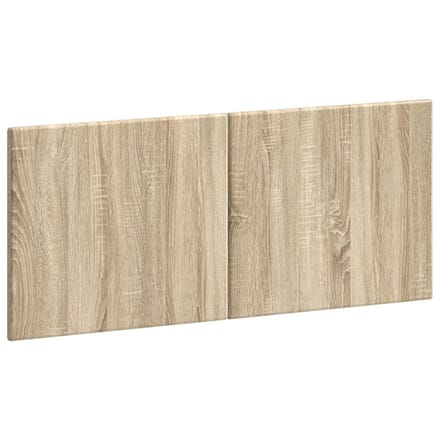 vidaXL - Wandgemonteerd - Hoofdbord - BREDA - Sonoma - Eiken - Bewerkt - hout