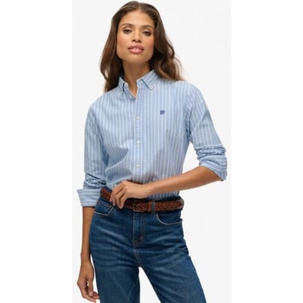Dameshemd met lange mouwen Superdry Oxford Bd
