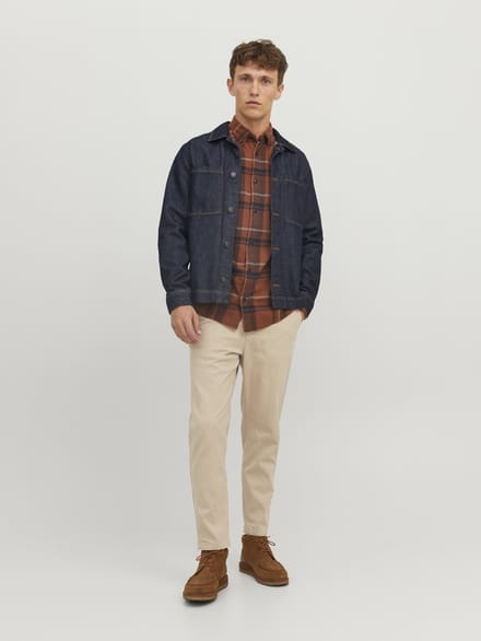 JACK & JONES Ace Harlow Chino loose fit - heren chino - beige