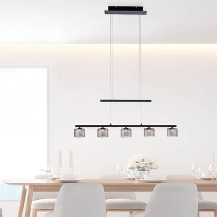 HYDRA LED Plafondlamp Zwart 540lm Warm Wit - PaulNeuhaus