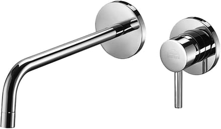 Paffoni Light - 2- gats inbouw wastafelkraan met inbouwdeel, chroom LIG006CR70