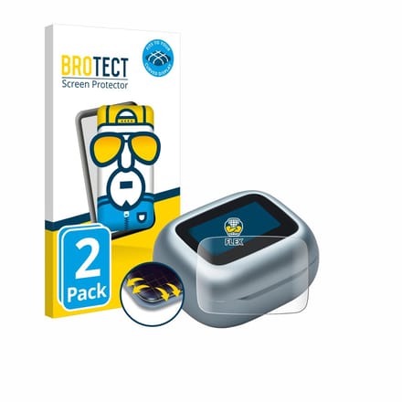 BROTECT - Screenprotector voor JBL Live Flex 3 - Folie Beschermfolie transparant volledig dekking - 2 Stuks