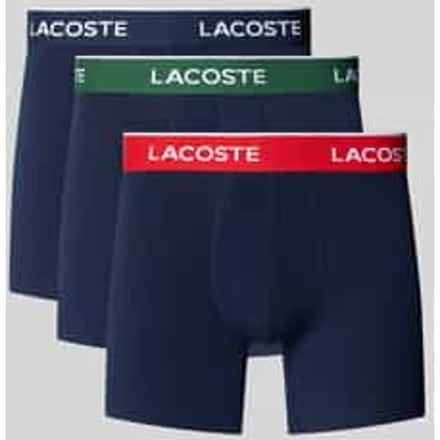 Boxers Lacoste 3 Pack Cotton Stretch Boxer Briefs Navy/Multi