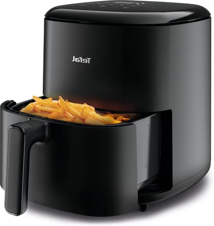 Heteluchtfriteuse - Airfryer - Gezond Koken - 10 Automatische Programma's - 5 Liter - Zwart