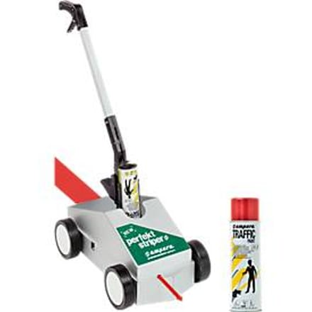 Bodemmarkering + markeringsverf, rood (RAL 3020)
