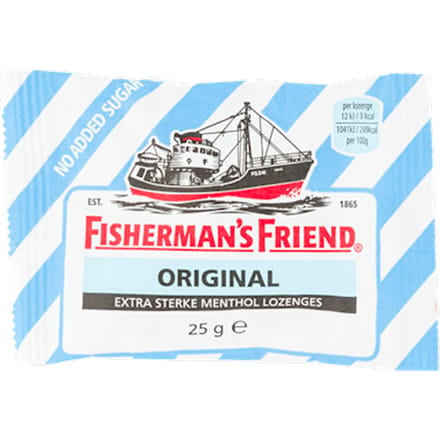 Keelpastilles Fisherman's Friend original extra sterk zak 25 gram