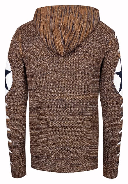 Grof gebreide hoodie