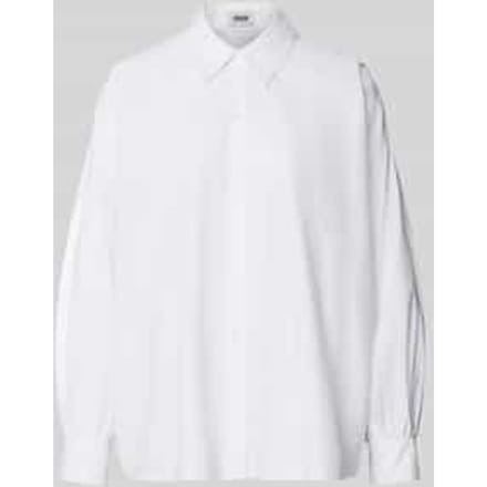 Relaxed fit overhemdblouse met knoopsluiting, model 'MOYALA'