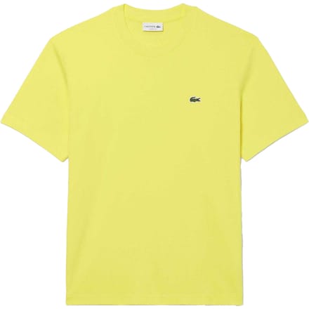 Lacoste Katoenen heren-T-shirt (Geel)