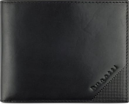 Bugatti Nobile Portemonnee RFID-bescherming Leer 12 cm - Jongens - Staand formaat - schwarz