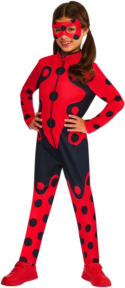 Miraculous Ladybug Kinderkostuum - Rubies - Maat 3-4 Jaar