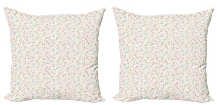 ABAKUHAUS – Kussenhoes 2x50x50 cm – Multicolor – Dubbelzijdig