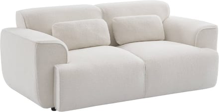 sweeek - 2-zitsbank wallas bouclé, 180x98x73cm