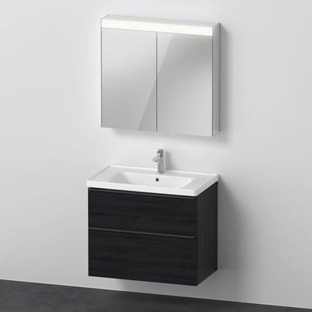 Duravit D-Neo furniture set with mirror cabinet 80 cm DE011601616