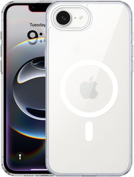 Valenta Back Cover Clear MagSafe iPhone 16e - Transparant Clear Case Hoesje voor iPhone 16e - Sterke Magneten