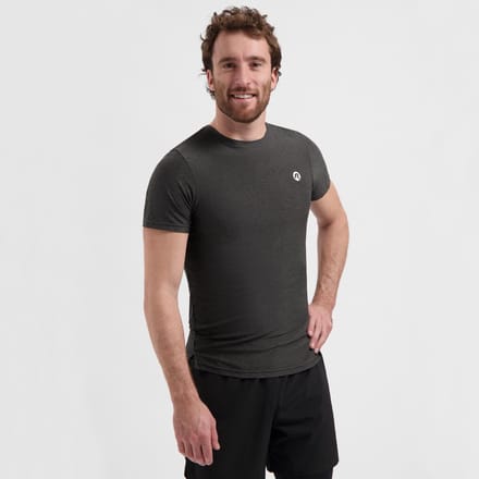 Rogelli Essential Heren Hardloopshirt - Korte Mouw - Grijs