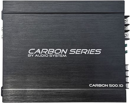 Audio System Carbon 500.1 D Mono 1-kanaals digitale mono-versterker 500 watt RMS Auto versteker ( 2 ohm )