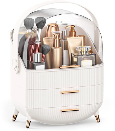 Organess - Make up organizer - Opbergdoos - Skincare organizer - Make up koffer - Wit