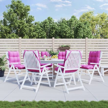 vidaXL - Buitenkussen - 6 - st - Roze - 100 - x - 50 - x - 7 - cm