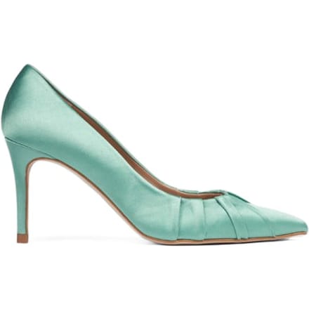 LK Bennett Florena Pleated Pump Teal Taglia: 41 | Tacchi Alti Outlet | Donna | Ciano