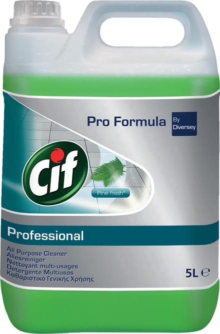 Cif allesreiniger dennenfris, fles van 5 liter 2 stuks