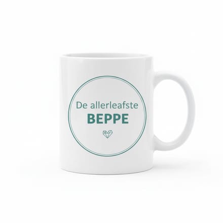 330ml 'De Allerleafste Beppe' Mok – Lieve Koffiemok voor Grootmoeders – Perfect Cadeau voor Liefdevolle Beppe
