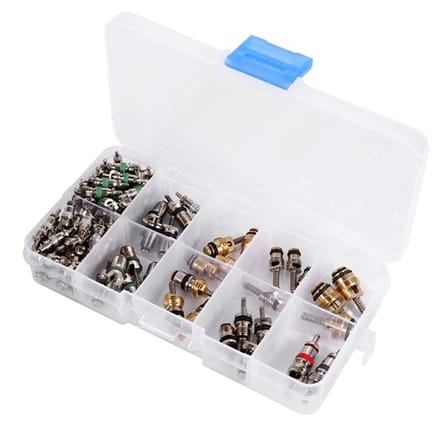 Golden crown - 102 Stuks A/C R134a/R12 Koelband Valve Tool Kit - Auto