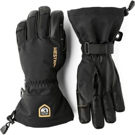 Hestra Army Leather GTX - 5 Vinger Handdchoen (Maat - 7, Kleur - Black/Black)