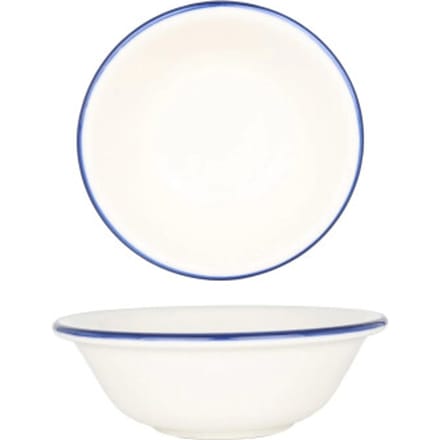 Bonna Kommetje - Linea Blue - Porselein - 16 cm (400cc) - set van 6