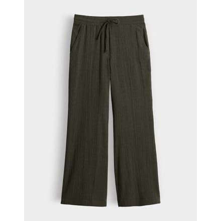 wide fit stoffen broek met structuurpatroon model 'Mileni'