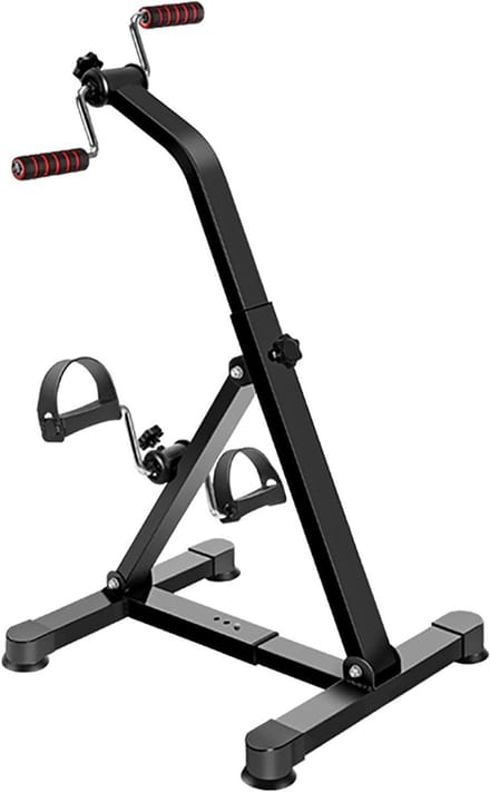 Hometrainer - Pedaaltrainer - Thuisconditie opbouwen - Variabele weerstand - 84x51x44cm - Zwart