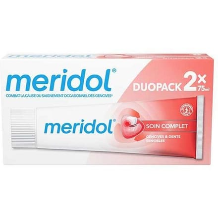 Méridol Soin Complet Dentifrice Lot de 2 x 75ml