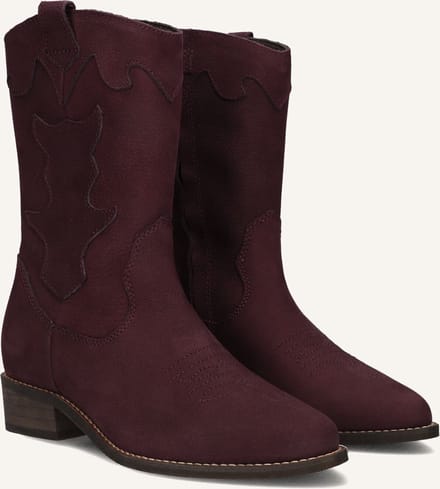 Wysh Nolia Laarzen - Nubuck - Meisjes - Paars - Maat 33