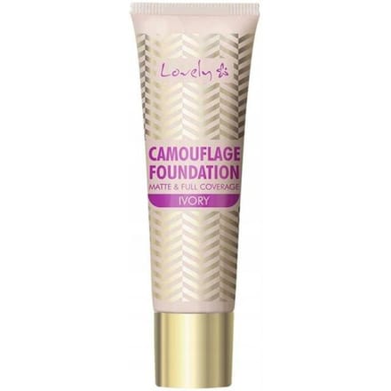 Lovely - Camouflage Foundation Matt & Full Coverage Crying Face Primer 2 Nude 25G