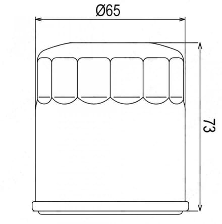 Filtre à huile Nypso pour Auto MT224-OT116 Neuf