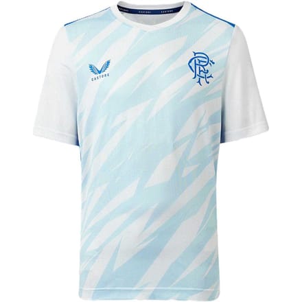 Castore Kinderen/Rangers FC Voetbalshirt (Wit/Lapisblauw)
