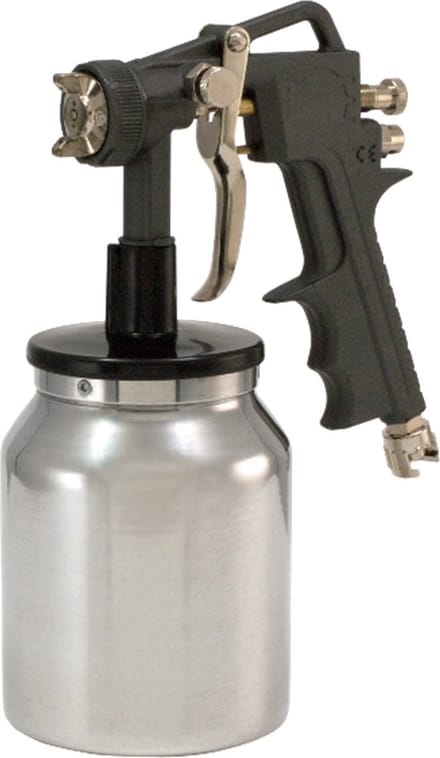 Huvema - Verfspuit met Aluminium Onderbeker - Druk: 4-8 Bar - Compressor - Blaaspistolen