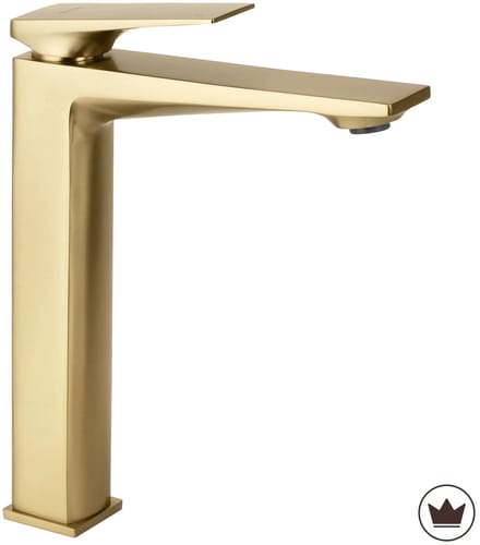 Rea Prime - Wastafelkraan - Geborsteld Goud - High Premium - 15X4,2X26Cm