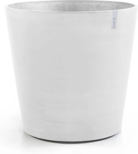 Pot amsterdam wheels d80cm puurwit