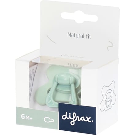 Difrax Fopspeen Natural 6m+ Special Edition Green Jade 1