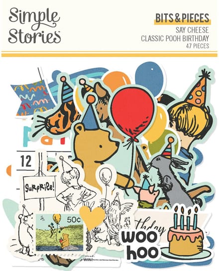 Simple Stories - Say Cheese Classic Pooh Birthday Bits & Pieces (24808)