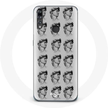 Coque - Huawei - P30 Lite - Souple - Statue - Gris gris