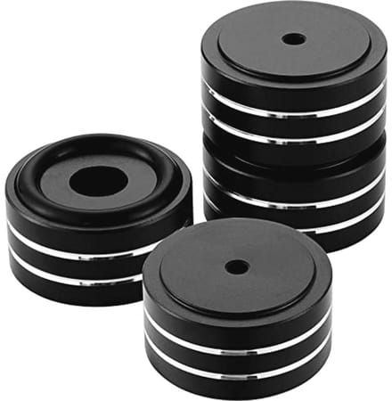 Luidspreker Isolatie Voeten - Antislip en Dempende Aluminium Stand voor Audio Apparatuur
