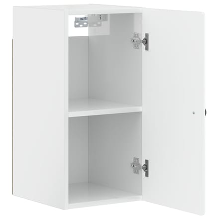 vidaXL - Badkamer - wandkast - BREDA - Hoogglans - Wit - 30 - x - 31 - x - 59 - cm