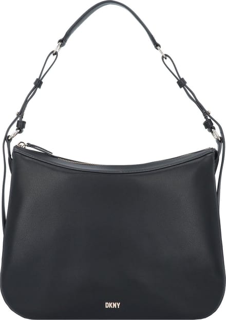 DKNY Gramercy Schoudertas Leer 33 cm - Dames - blk-gold