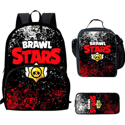Brawl Stars Schooltas Hoge Definitie Print Multi-Functioneel Lichtgewicht Rugzak