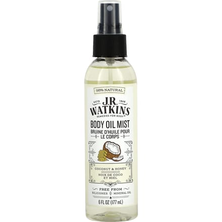 JR Watkins, Body Oil Mist, Kokosnoot & Honing, 177 ml (177 ml) white